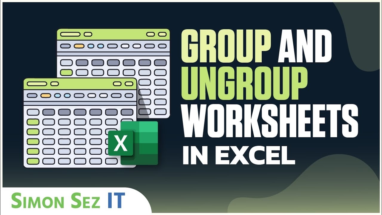 How To Group And Ungroup Worksheets In Excel YouTube How To Group And Ungroup Worksheets In Excel YouTube
