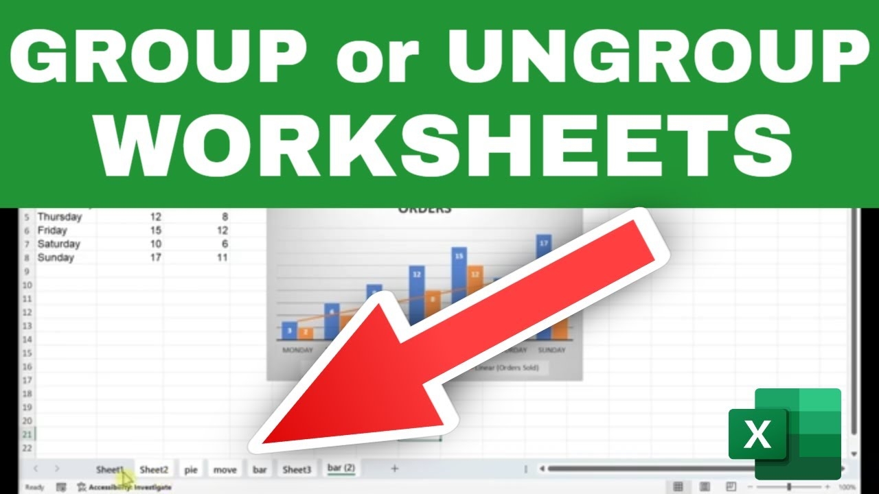 How To GROUP Or UNGROUP WORKSHEETS In Excel Easy YouTube How To GROUP Or UNGROUP WORKSHEETS In Excel Easy YouTube