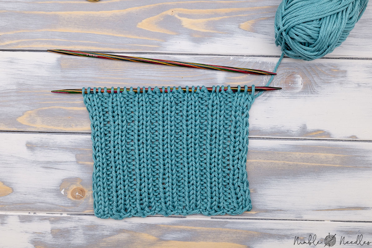 How To Knit The 2x2 Rib Stitch Detailed Tutorial For Beginners video 