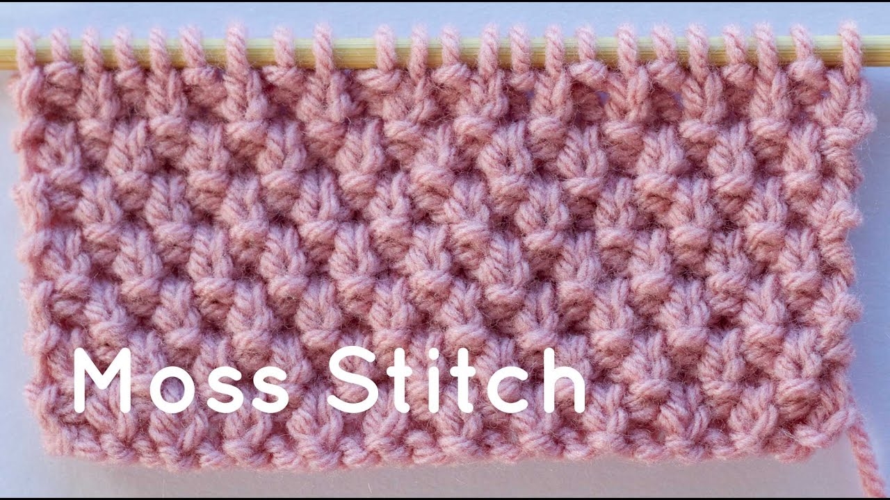 moss stitch pattern knitting moss stitch pattern knitting