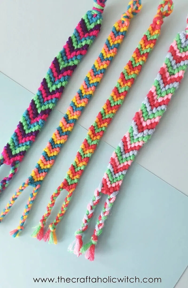 chevron friendship bracelet pattern chevron friendship bracelet pattern