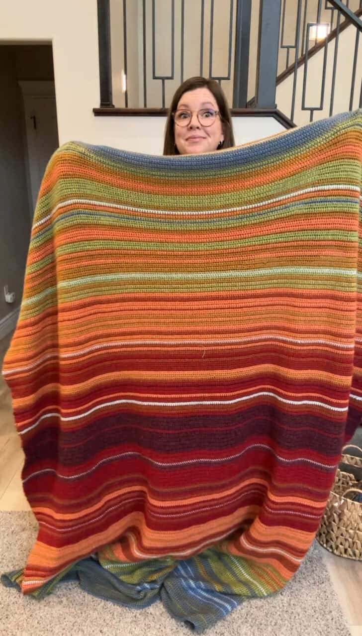 How To Make A Crochet Temperature Blanket How To Make A Crochet Temperature Blanket