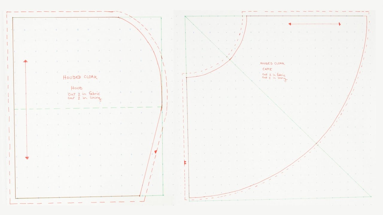 cloak and hood pattern