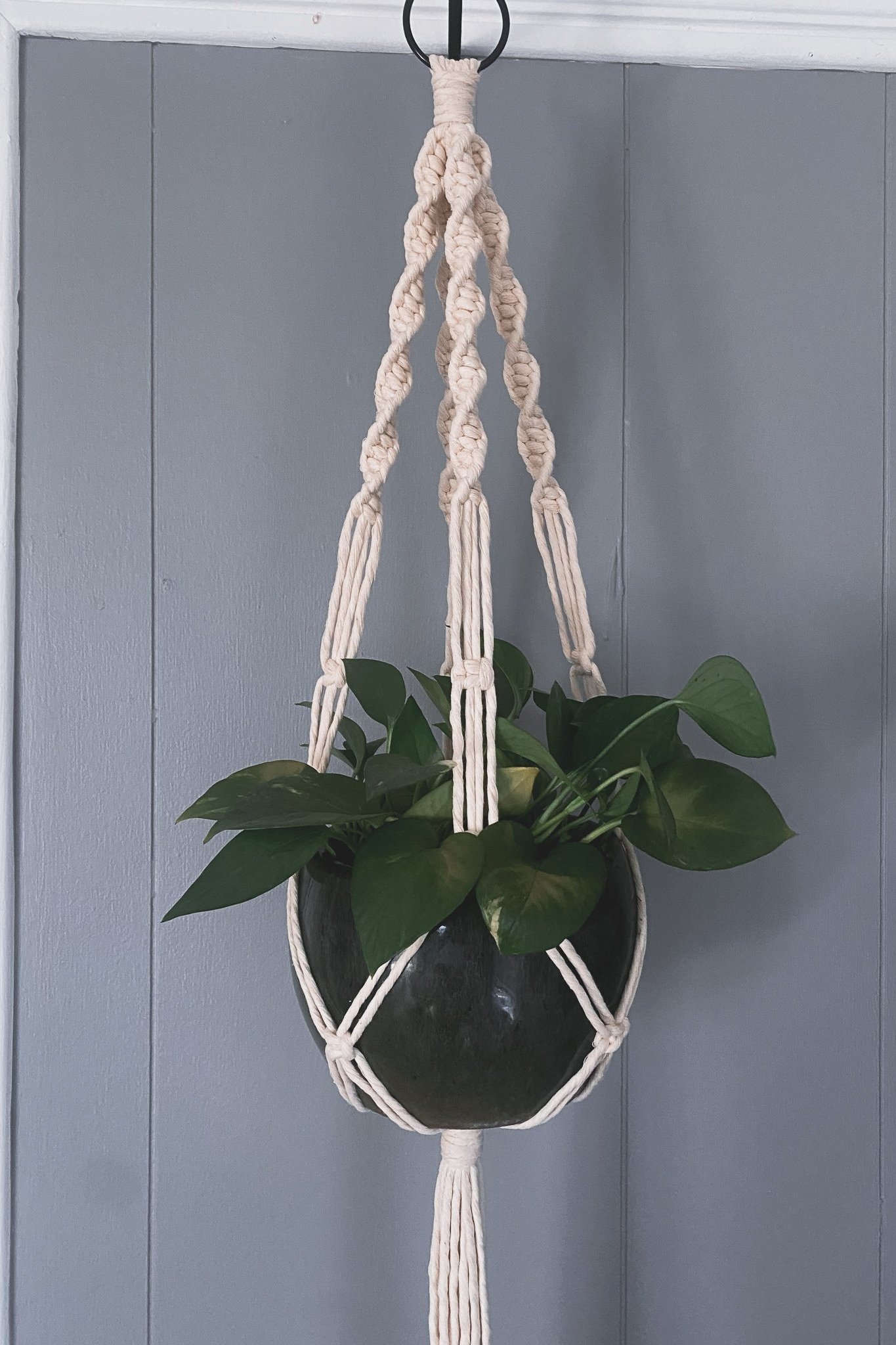 How To Make A Macrame Plant Hanger For Beginners Simply Frayed How To Make A Macrame Plant Hanger For Beginners Simply Frayed