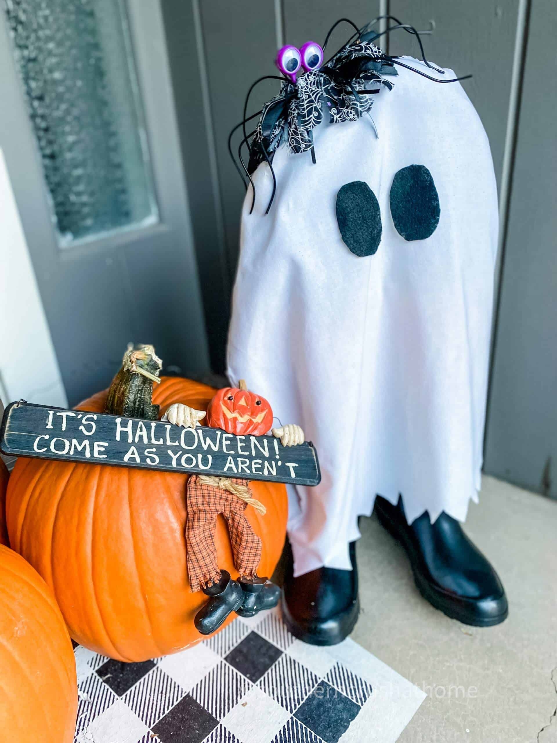 How To Make A Pool Noodle Halloween DIY Ghost How To Make A Pool Noodle Halloween DIY Ghost