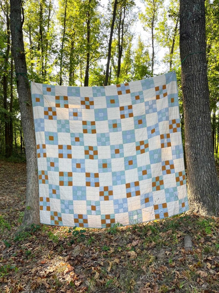 How To Make A Quilt Nine Patch Quilt Tutorial Bethany Lynne Makes