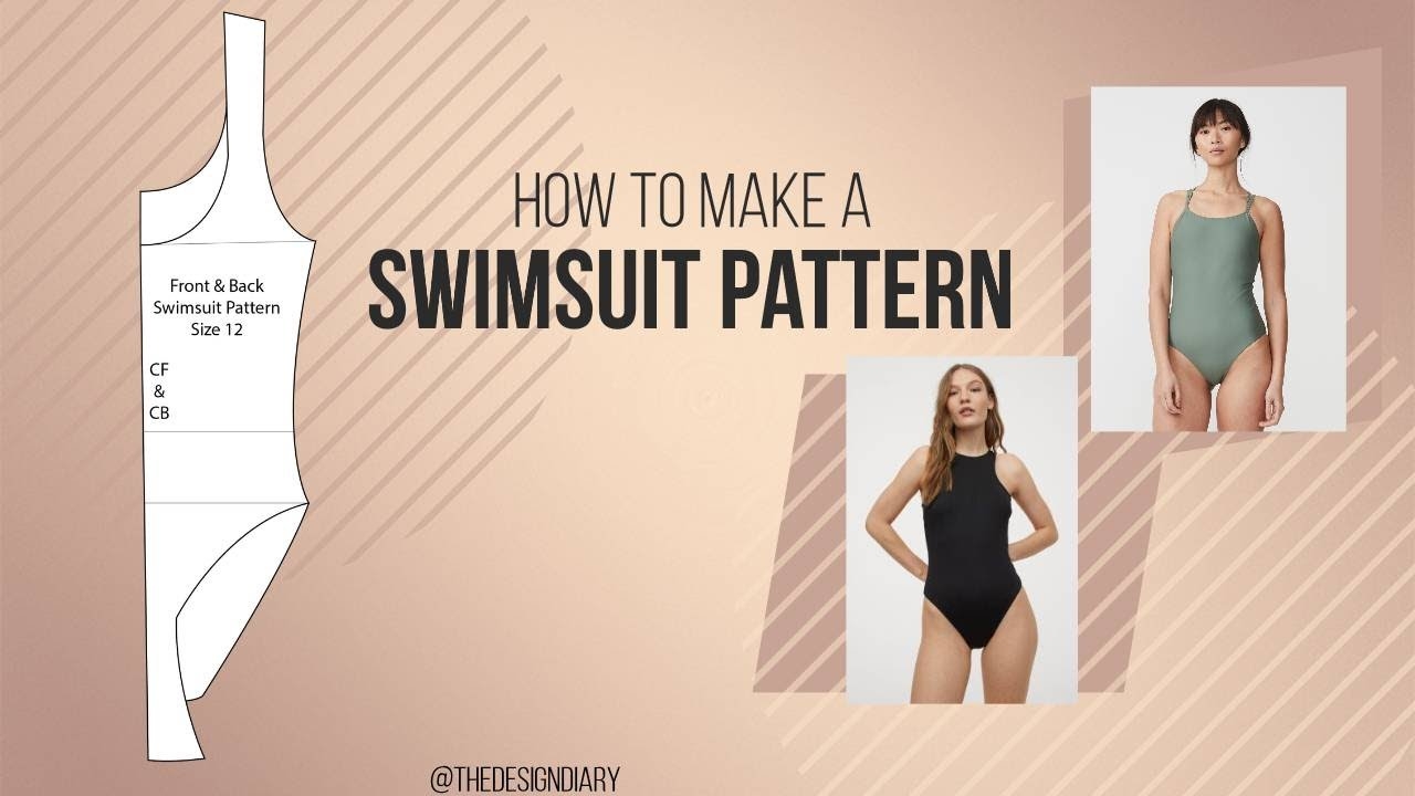 How To Make A Swimsuit Pattern Fashion Design Pattern Cutting YouTube How To Make A Swimsuit Pattern Fashion Design Pattern Cutting YouTube