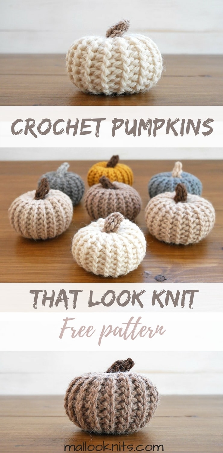 How To Make Adorable Crochet Pumpkins That Look Knit Mallooknits How To Make Adorable Crochet Pumpkins That Look Knit Mallooknits