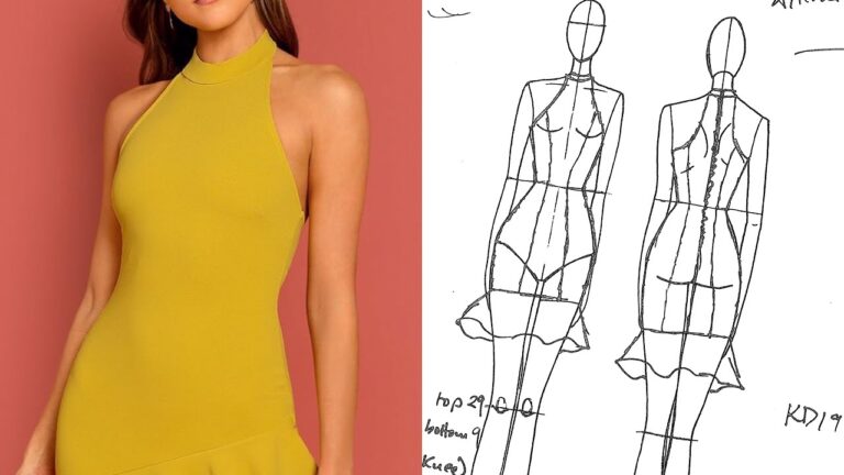 HOW TO MAKE HALTER NECK DRESS PATTERNS KIM DAVE YouTube