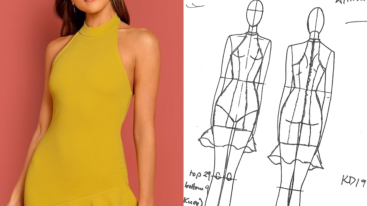 HOW TO MAKE HALTER NECK DRESS PATTERNS KIM DAVE YouTube HOW TO MAKE HALTER NECK DRESS PATTERNS KIM DAVE YouTube