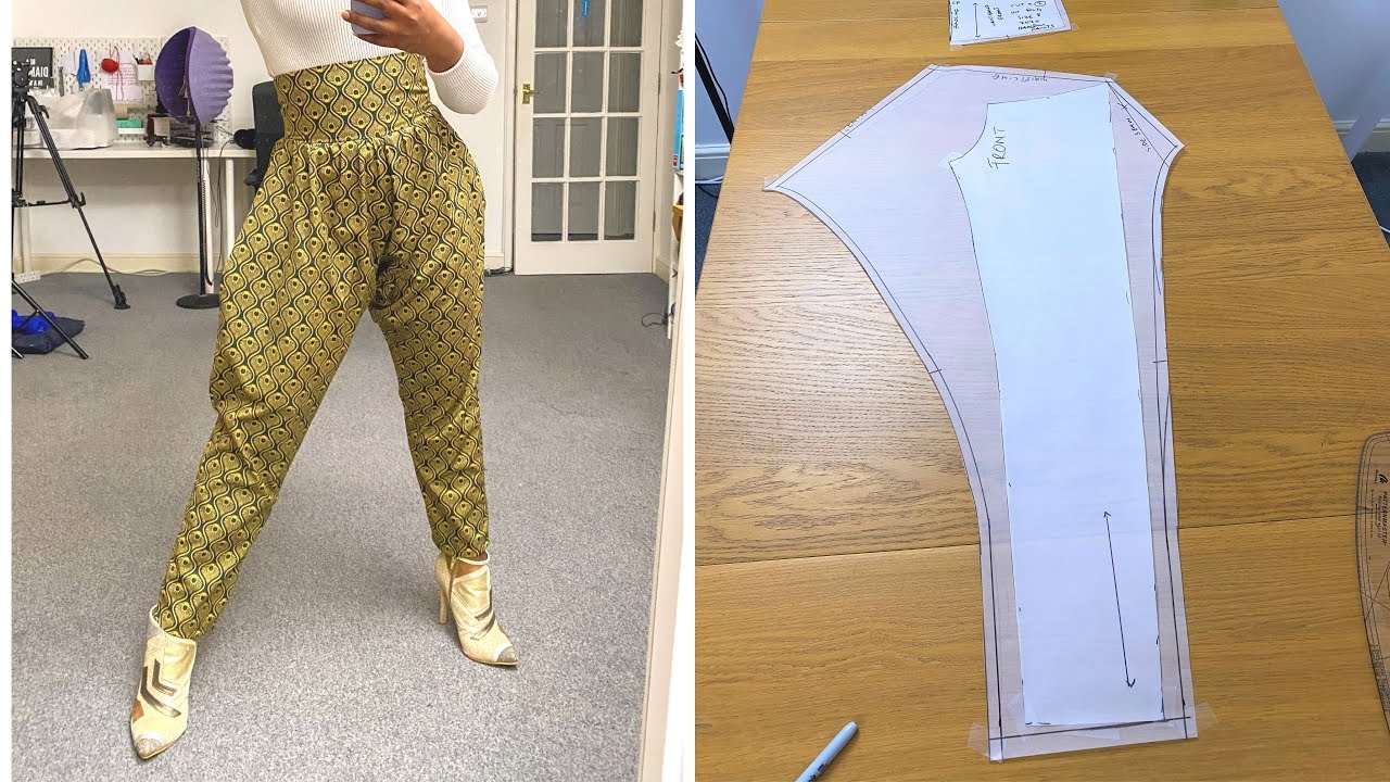 HOW TO MAKE HAREM PANTS FOR WOMEN KIM DAVE YouTube