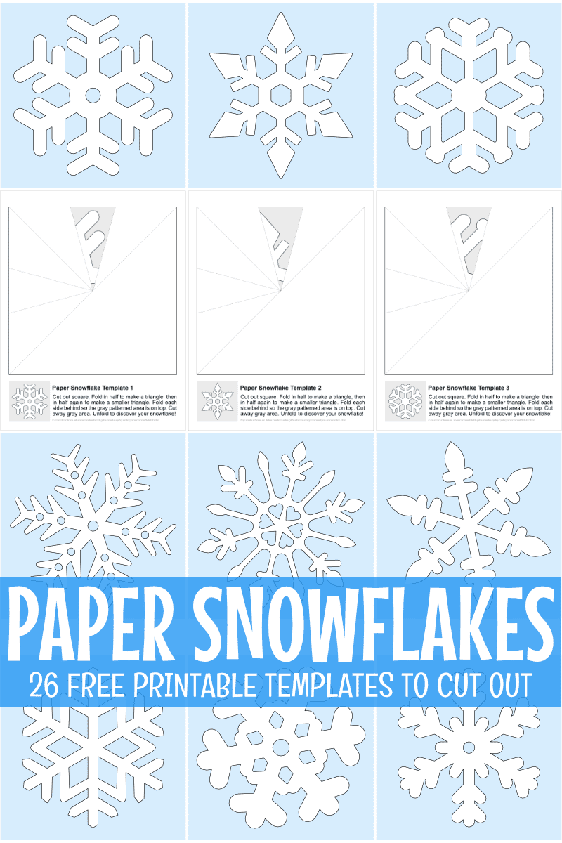 How To Make Paper Snowflakes Free Printable Patterns How To Make Paper Snowflakes Free Printable Patterns