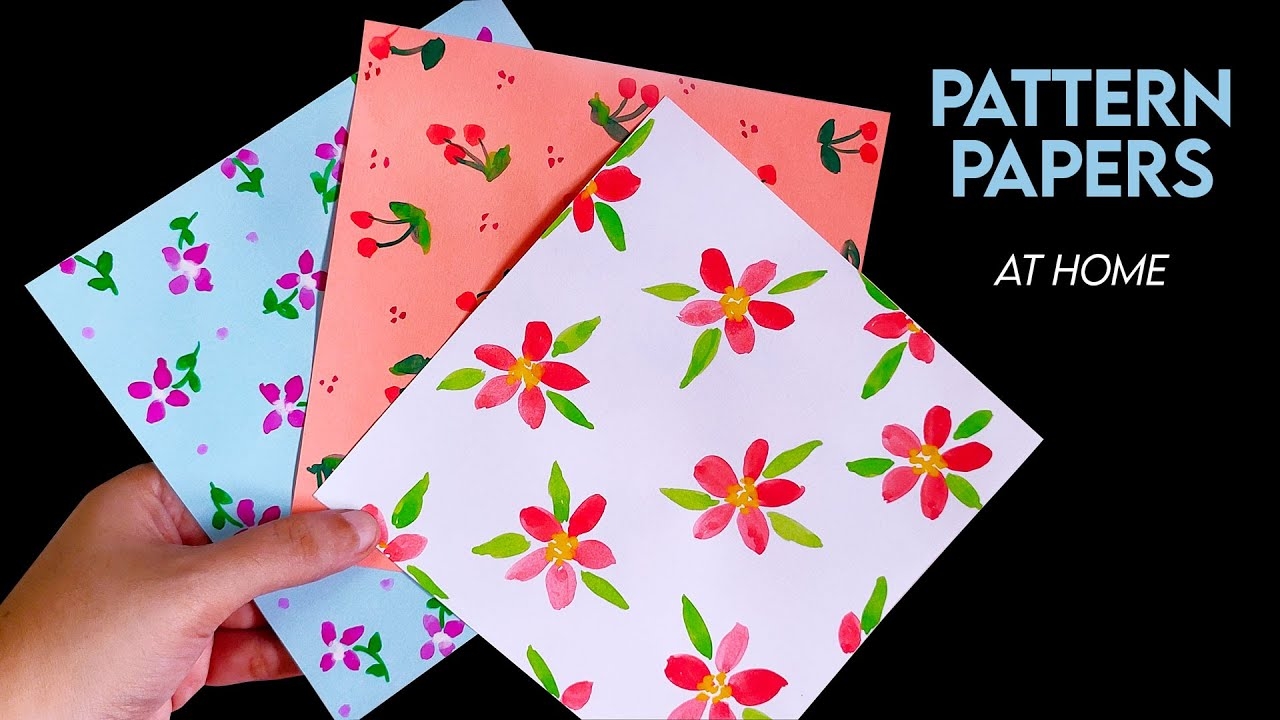 How To Make Pattern Papers At HOME Easy Watercolour Patterns YouTube How To Make Pattern Papers At HOME Easy Watercolour Patterns YouTube