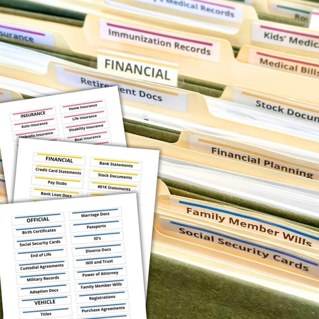 How To Make Your Own File Folder Labels FREE Template How To Make Your Own File Folder Labels FREE Template