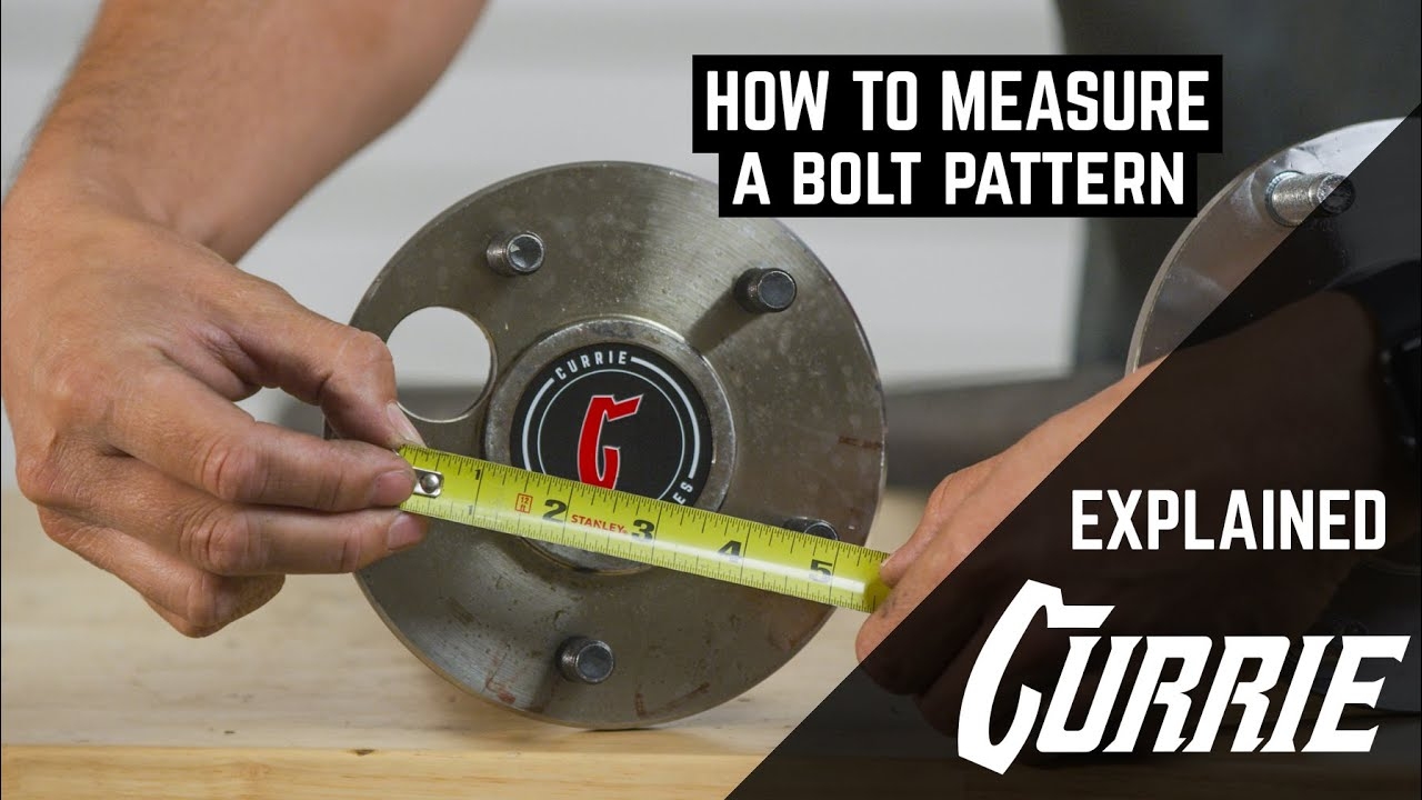 HOW TO MEASURE A BOLT PATTERN EXPLAINED YouTube HOW TO MEASURE A BOLT PATTERN EXPLAINED YouTube