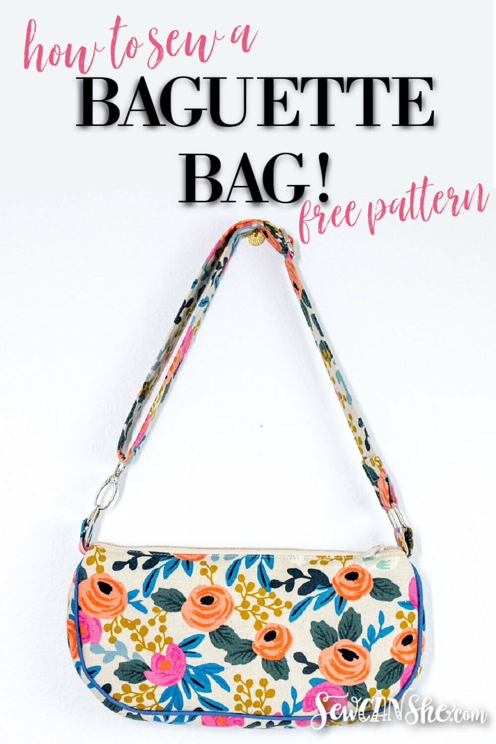 How To Sew A Baguette Bag Free Sewing Pattern For A Small Purse 