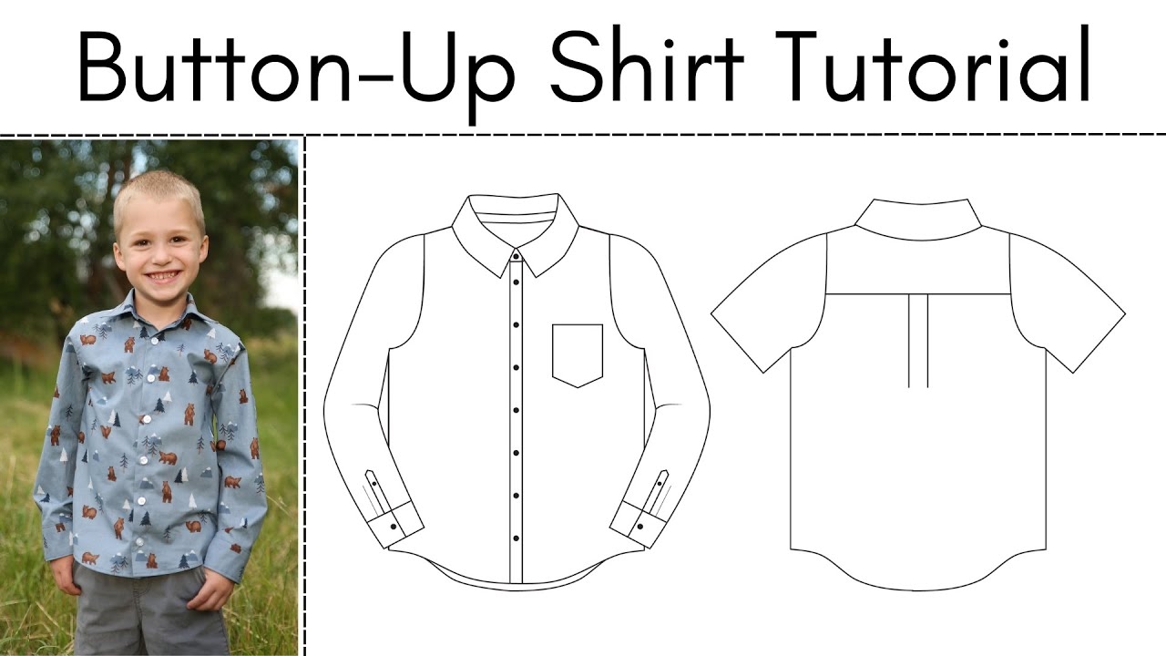 How To Sew A Button Up Shirt Classic Oxford Video Tutorial YouTube
