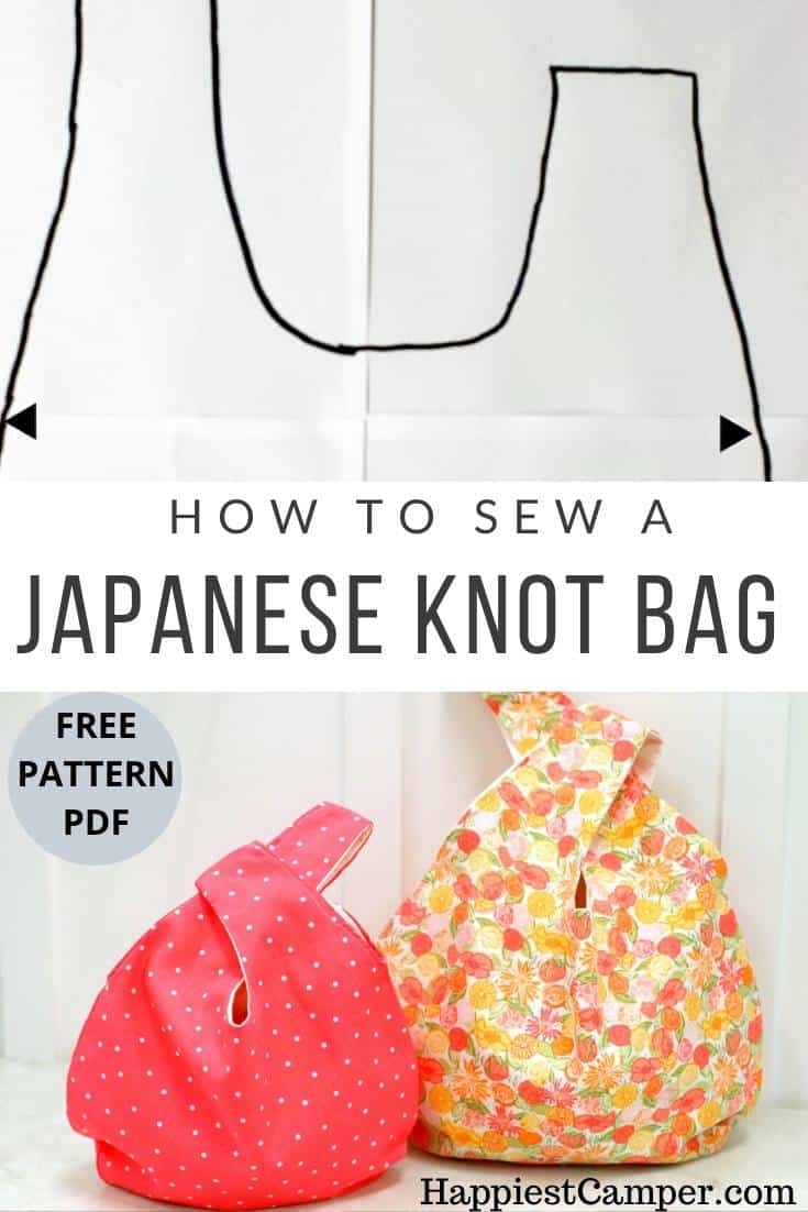How To Sew A Japanese Knot Bag With Free Pattern