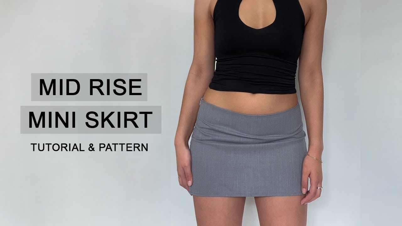 How To Sew A Mini Skirt With 1 Sewing Machine Sewing Pattern Tutorial YouTube How To Sew A Mini Skirt With 1 Sewing Machine Sewing Pattern Tutorial YouTube