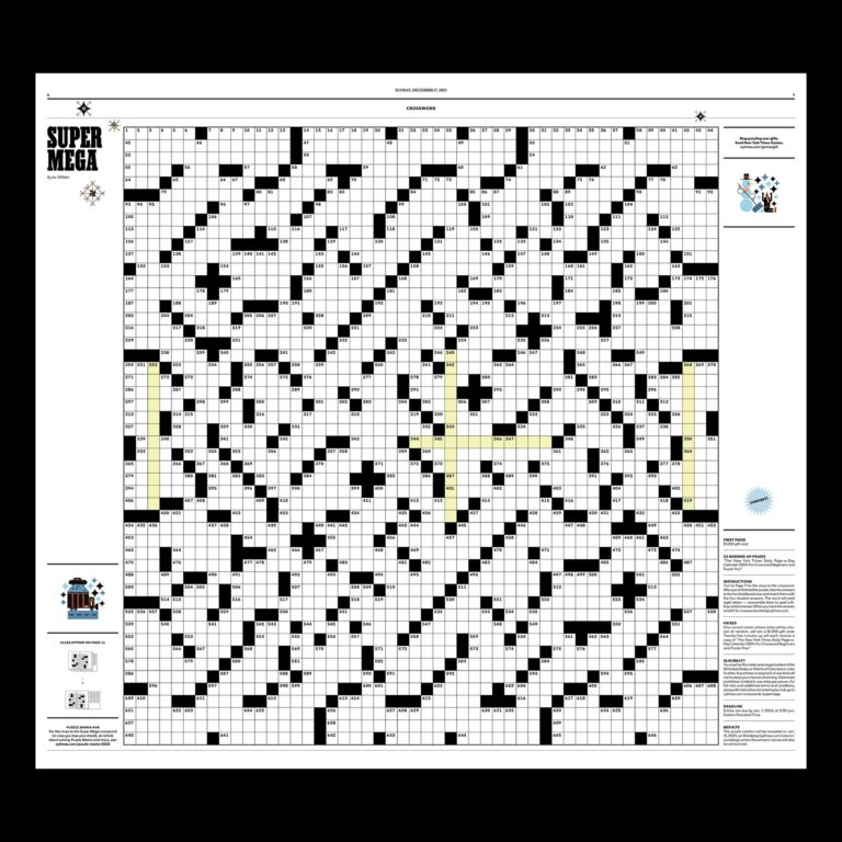How To Solve The 2023 Puzzle Mania Super Mega Crossword The New York Times