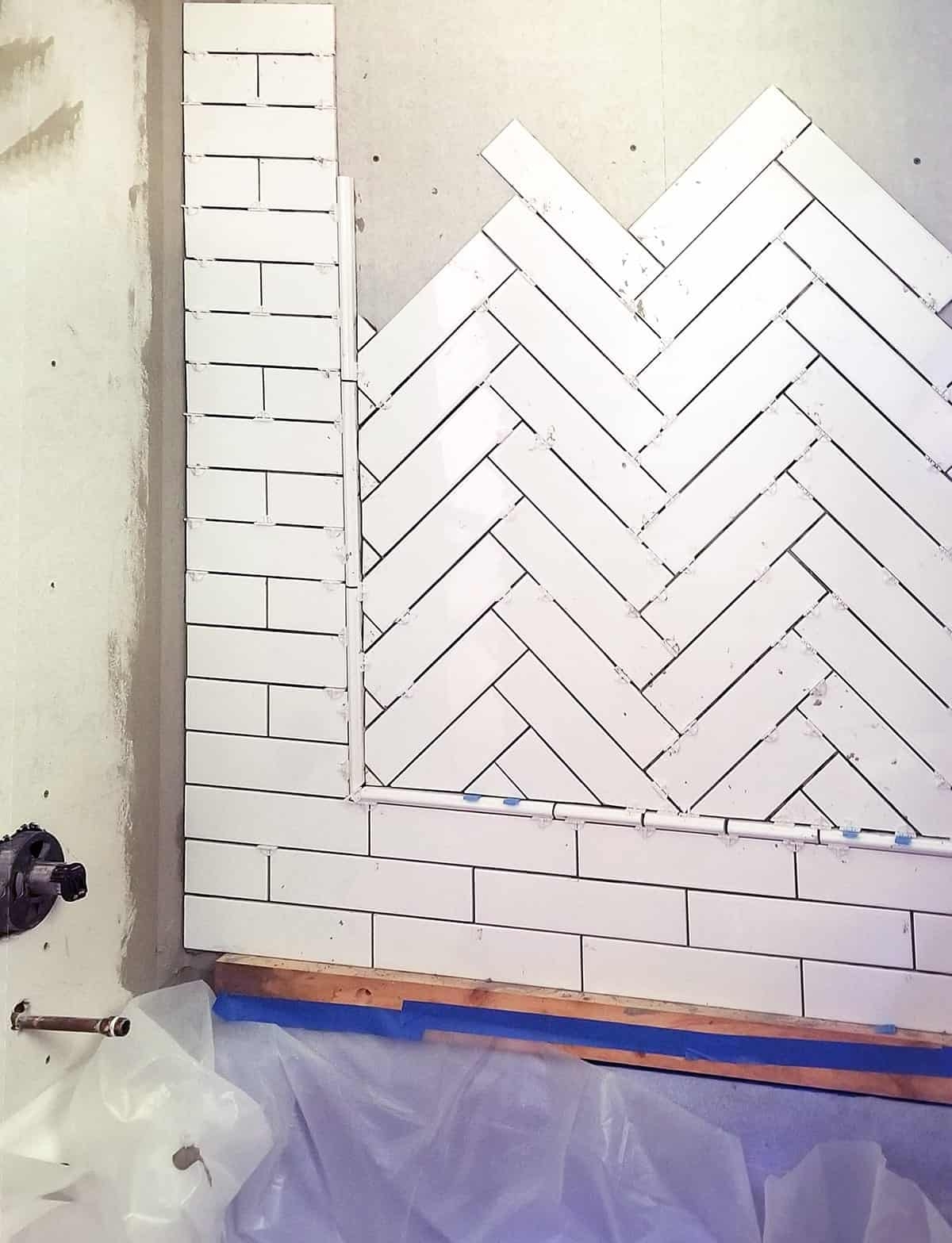 How To Tile A Herringbone Pattern Craving Some Creativity