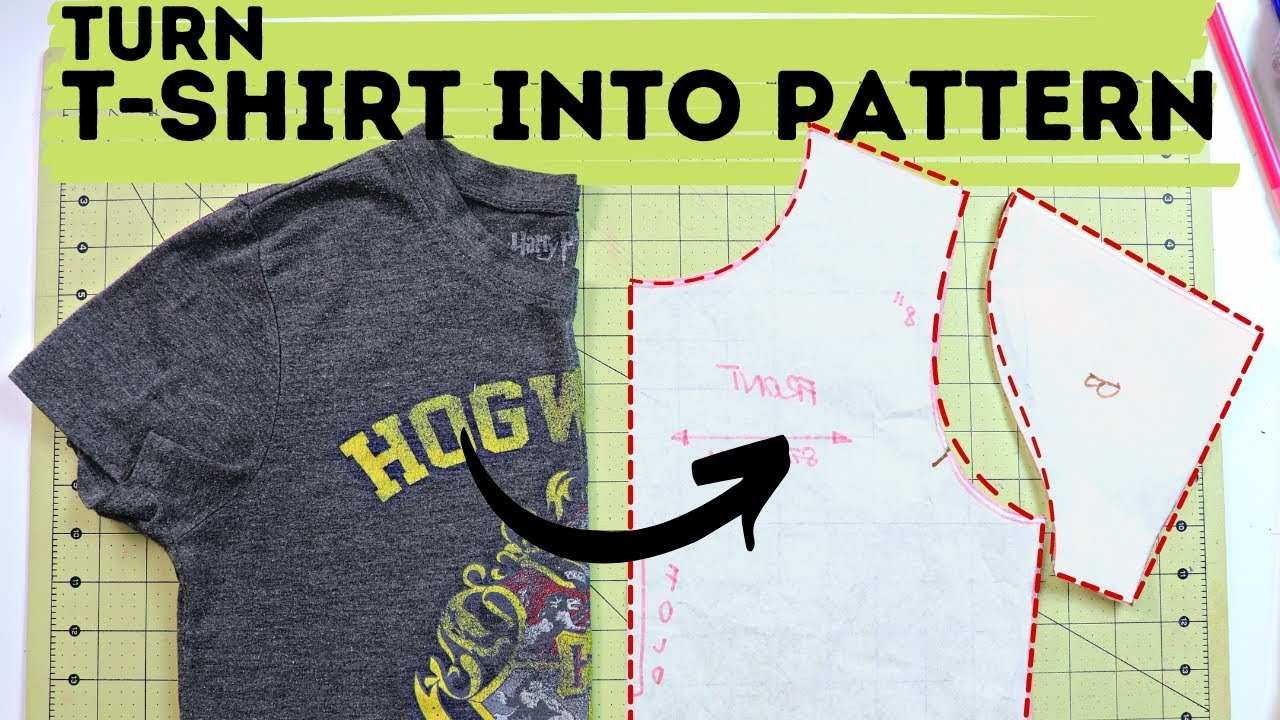 HOW TO Turn Your T shirt Into Pattern Detailed Tutorial How To Make A T Shirt YouTube HOW TO Turn Your T shirt Into Pattern Detailed Tutorial How To Make A T Shirt YouTube