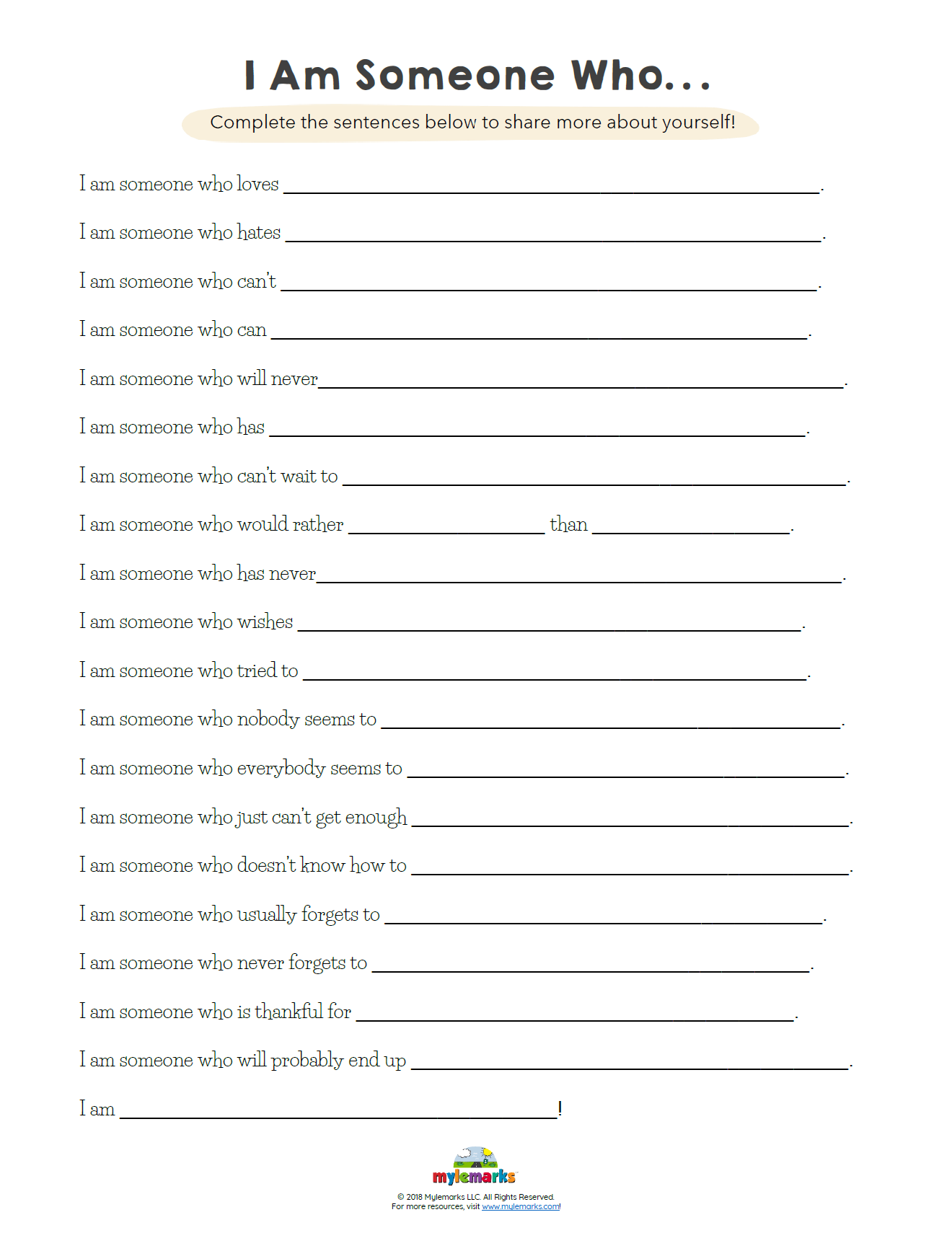 I Am Someone Who ES F I Am Someone Who ES F