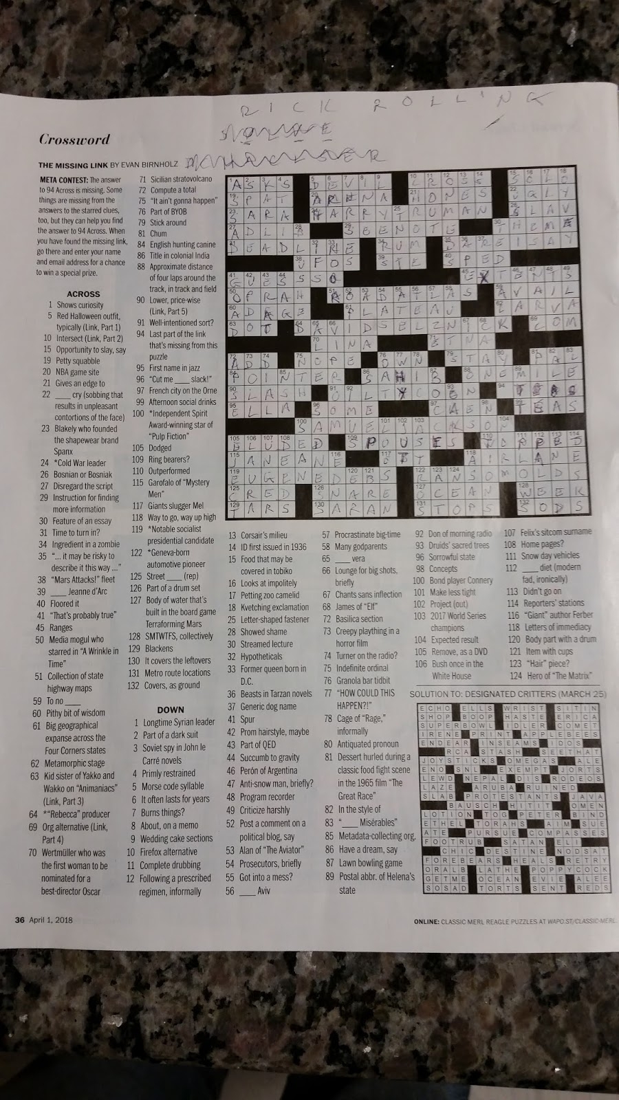 sunday crossword evan birnholz sunday crossword evan birnholz
