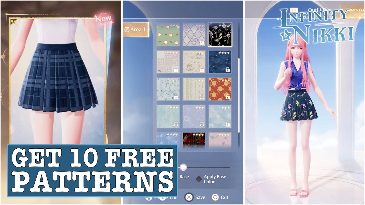 Infinity Nikki Get 10 FREE PATTERNS And The SEALED MESSAGE Skirt YouTube Infinity Nikki Get 10 FREE PATTERNS And The SEALED MESSAGE Skirt YouTube
