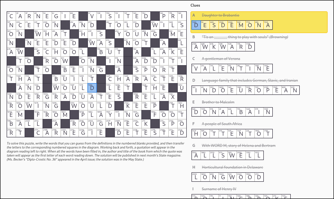 Ipuz Acrostic Ipuz Acrostic