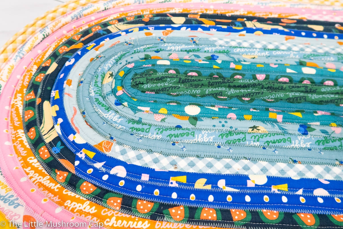 jelly roll rug pattern