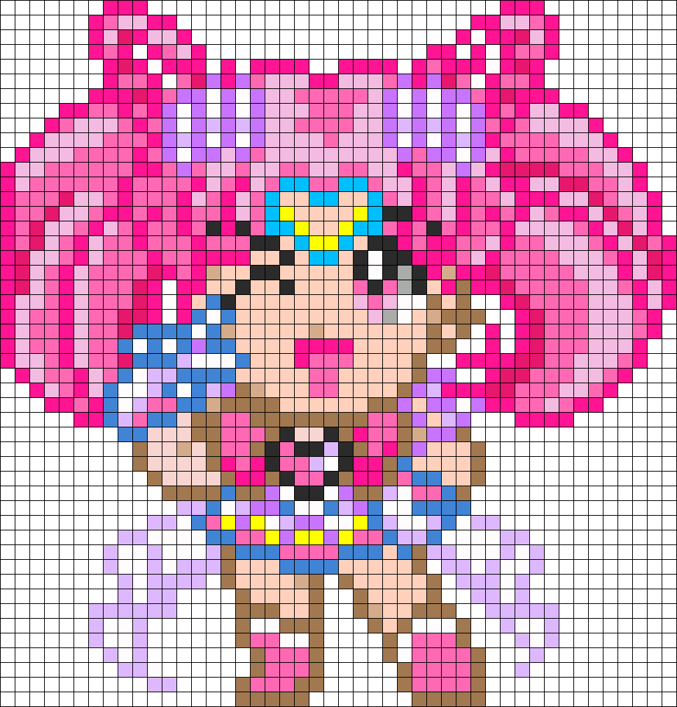 Kawaii Perler Bead Pattern Bead Sprites Characters Fuse Bead Patterns