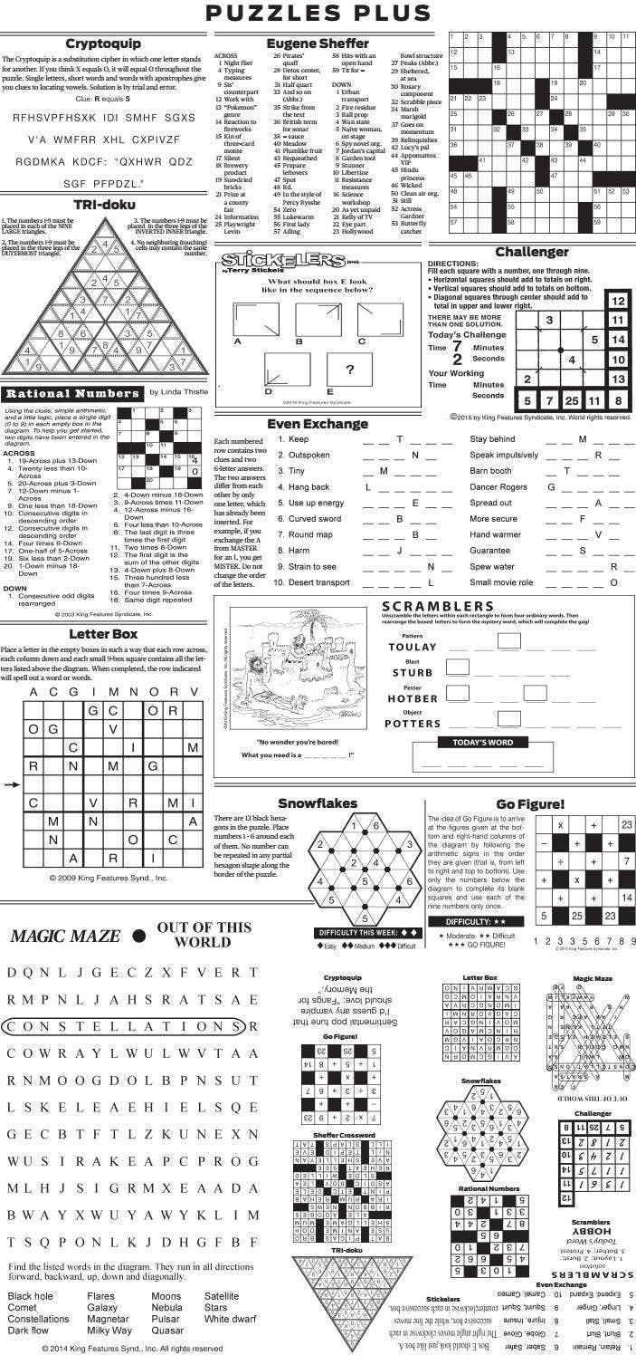 King Features NEW Full Size Daily Puzzle Page By KingFeatures Sales Issuu King Features NEW Full Size Daily Puzzle Page By KingFeatures Sales Issuu