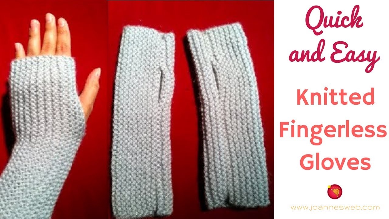 Knitted Fingerless Gloves Beginner Knitting YouTube Knitted Fingerless Gloves Beginner Knitting YouTube