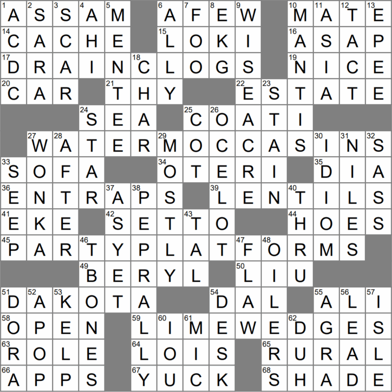Know it all Crossword Clue Archives LAXCrossword