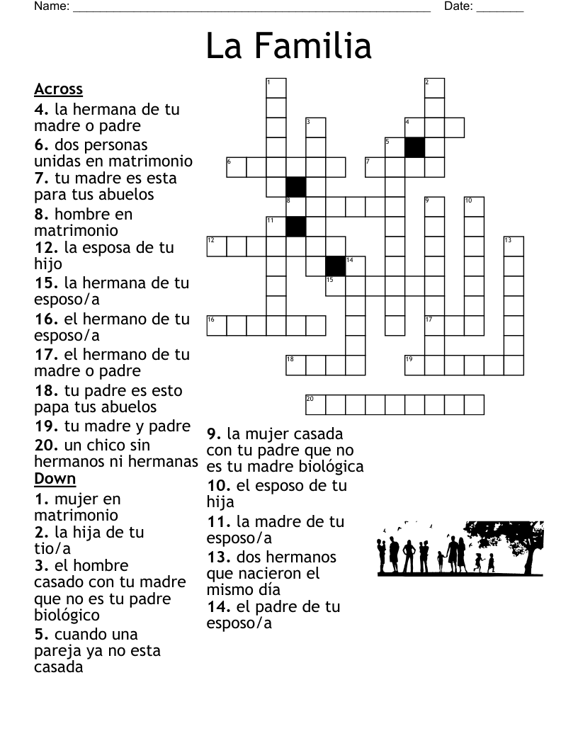 La Crucigrama Crossword WordMint