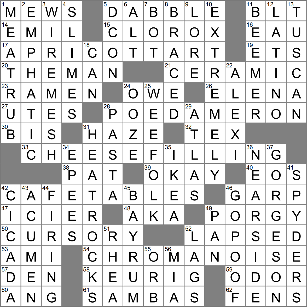 LA Times Crossword 15 Jun 23 Thursday LAXCrossword LA Times Crossword 15 Jun 23 Thursday LAXCrossword