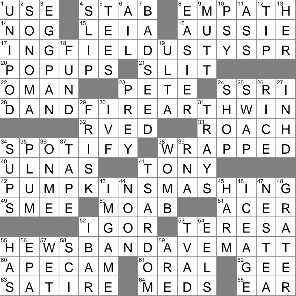 LA Times Crossword 16 Aug 24 Friday LAXCrossword