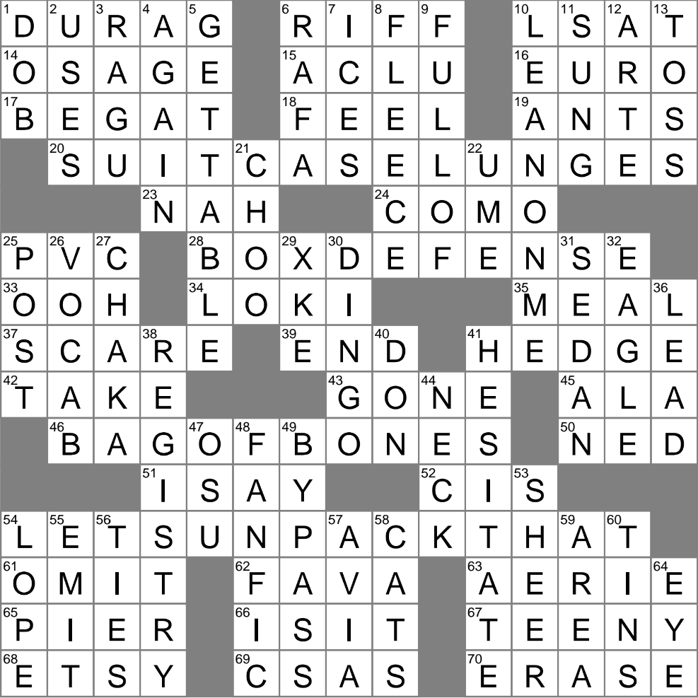 LA Times Crossword 2 Apr 25 Wednesday LAXCrossword