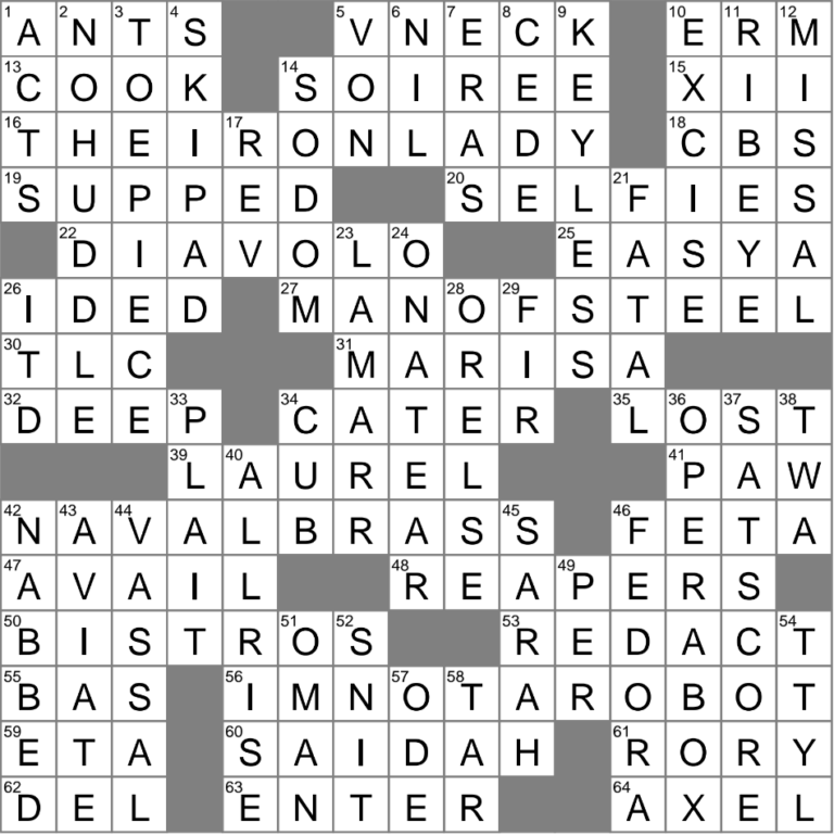 LA Times Crossword 25 Sep 24 Wednesday LAXCrossword