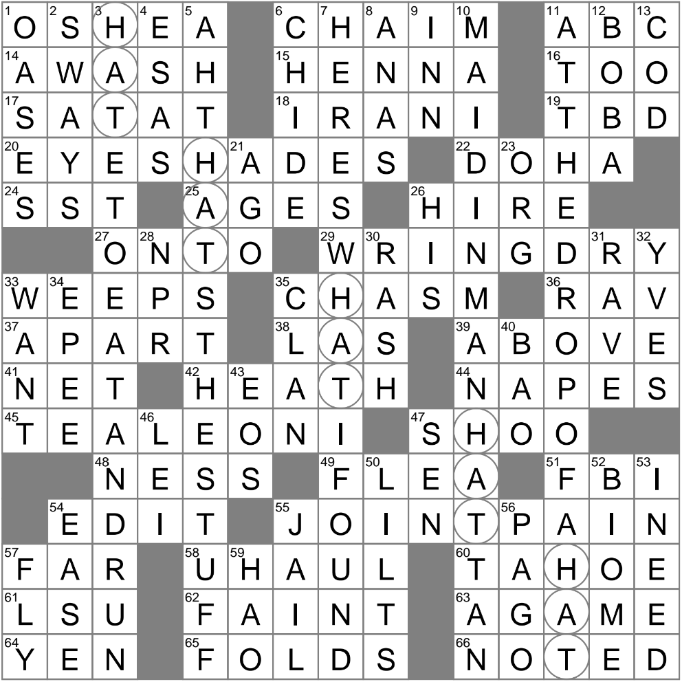 LA Times Crossword 3 Dec 24 Tuesday LAXCrossword
