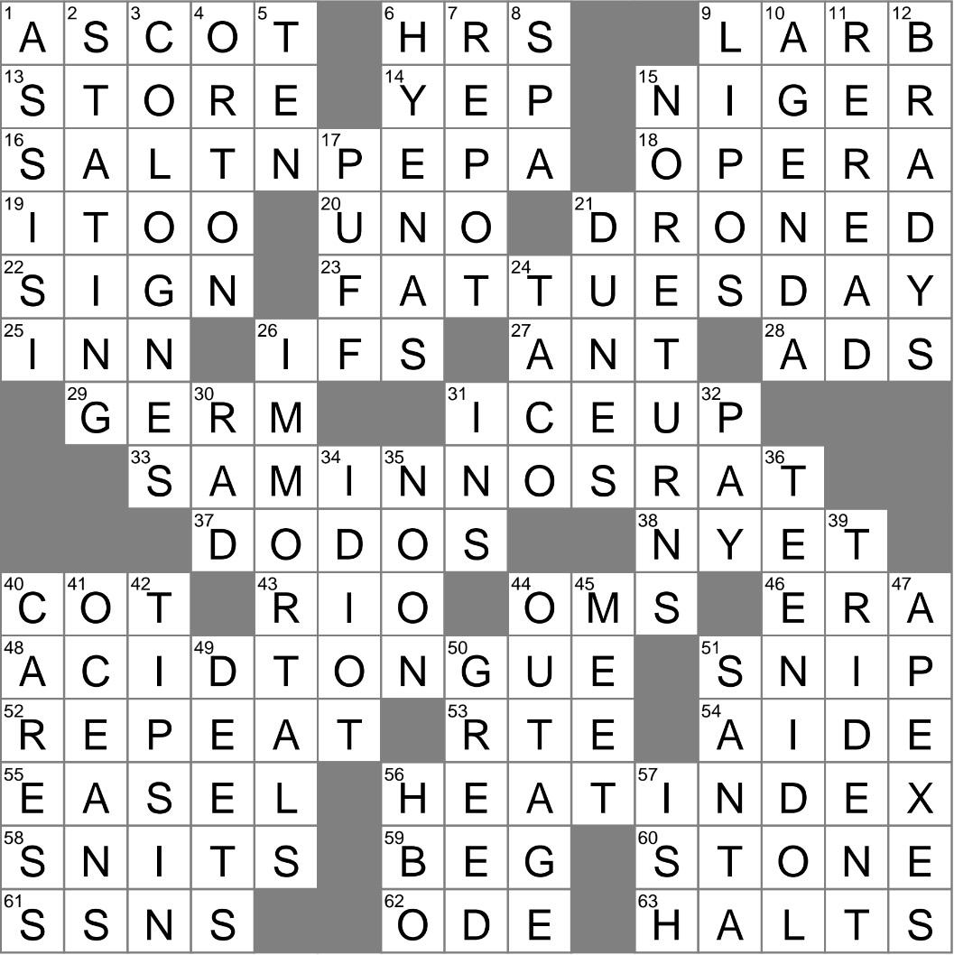 LA Times Crossword 30 Oct 23 Monday LAXCrossword LA Times Crossword 30 Oct 23 Monday LAXCrossword
