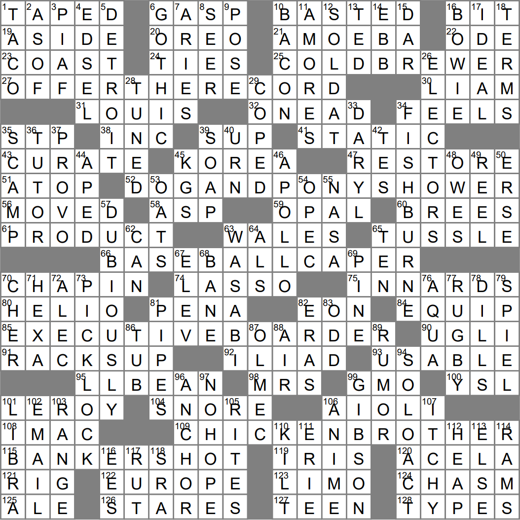 LA Times Crossword 4 Dec 22 Sunday LAXCrossword LA Times Crossword 4 Dec 22 Sunday LAXCrossword
