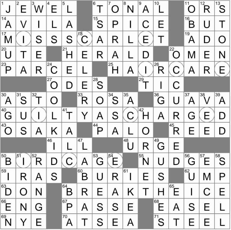 LA Times Crossword 4 Sep 23 Monday LAXCrossword