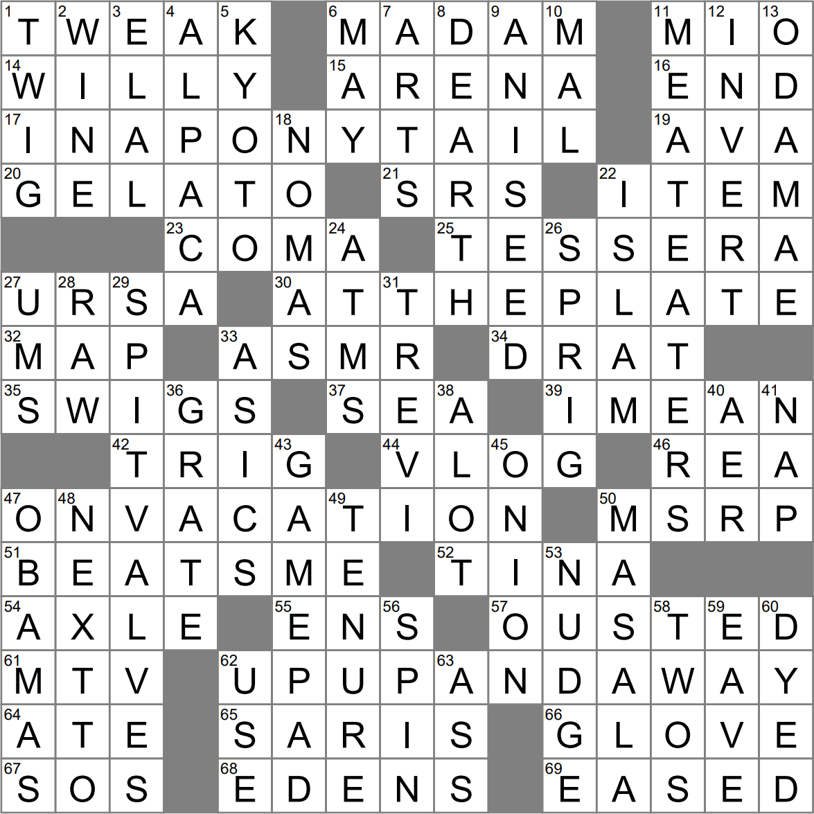 free printable la times crossword puzzles