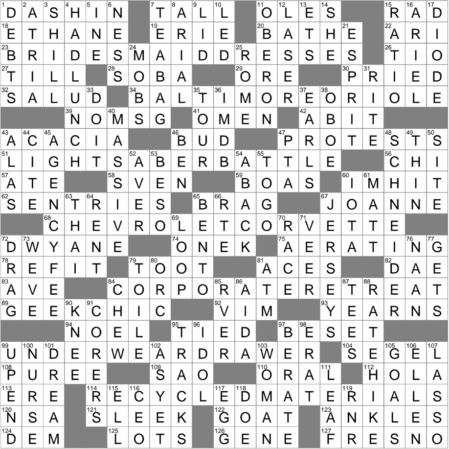 LA Times Crossword 7 Jul 24 Sunday LAXCrossword