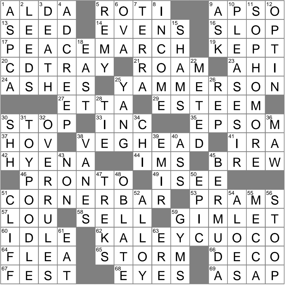 LA Times Crossword 8 Jul 24 Monday LAXCrossword