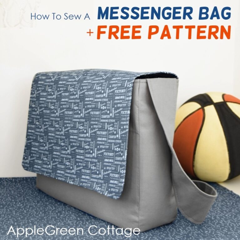 Large Messenger Bag Pattern Sewing Tutorial