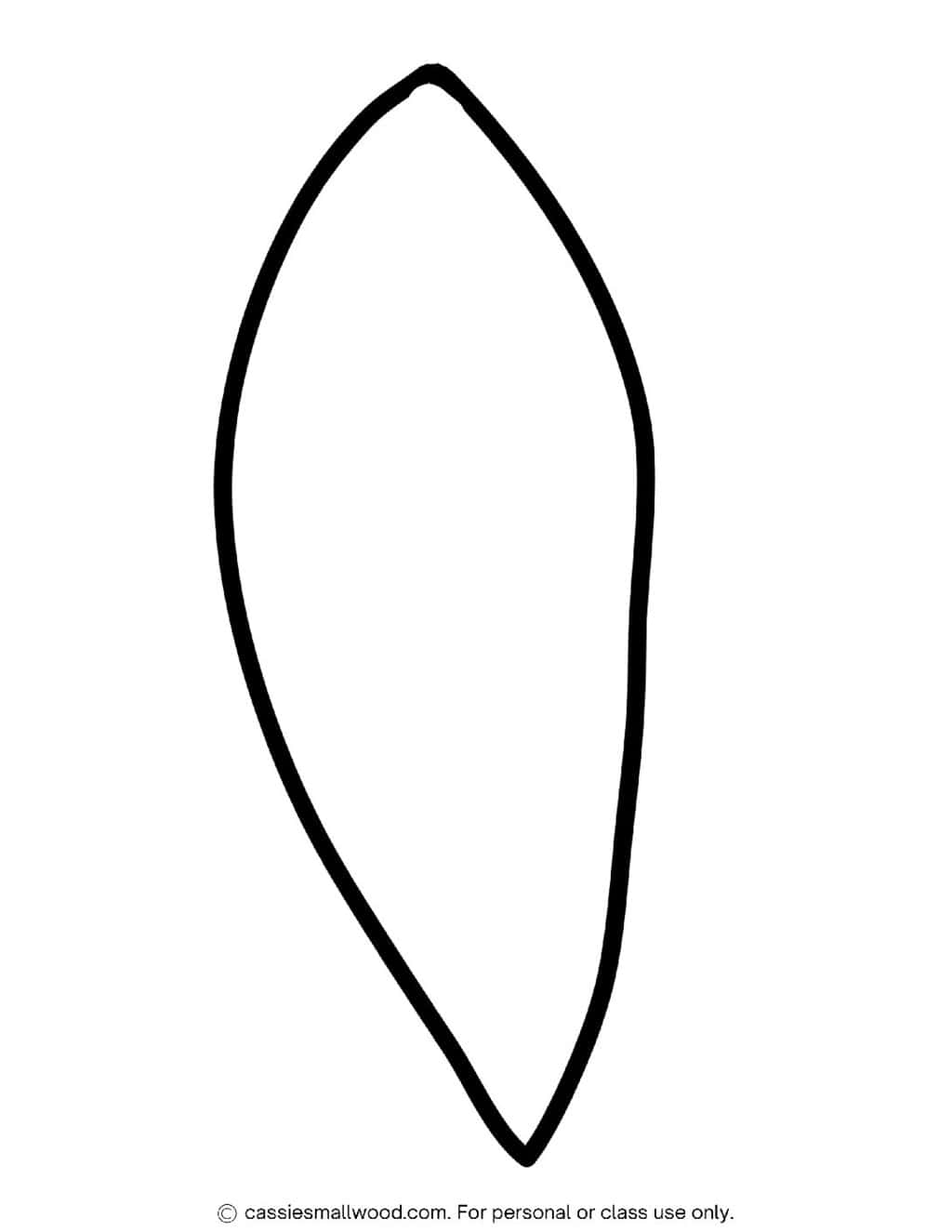 Large Turkey Feather Template Cassie Smallwood