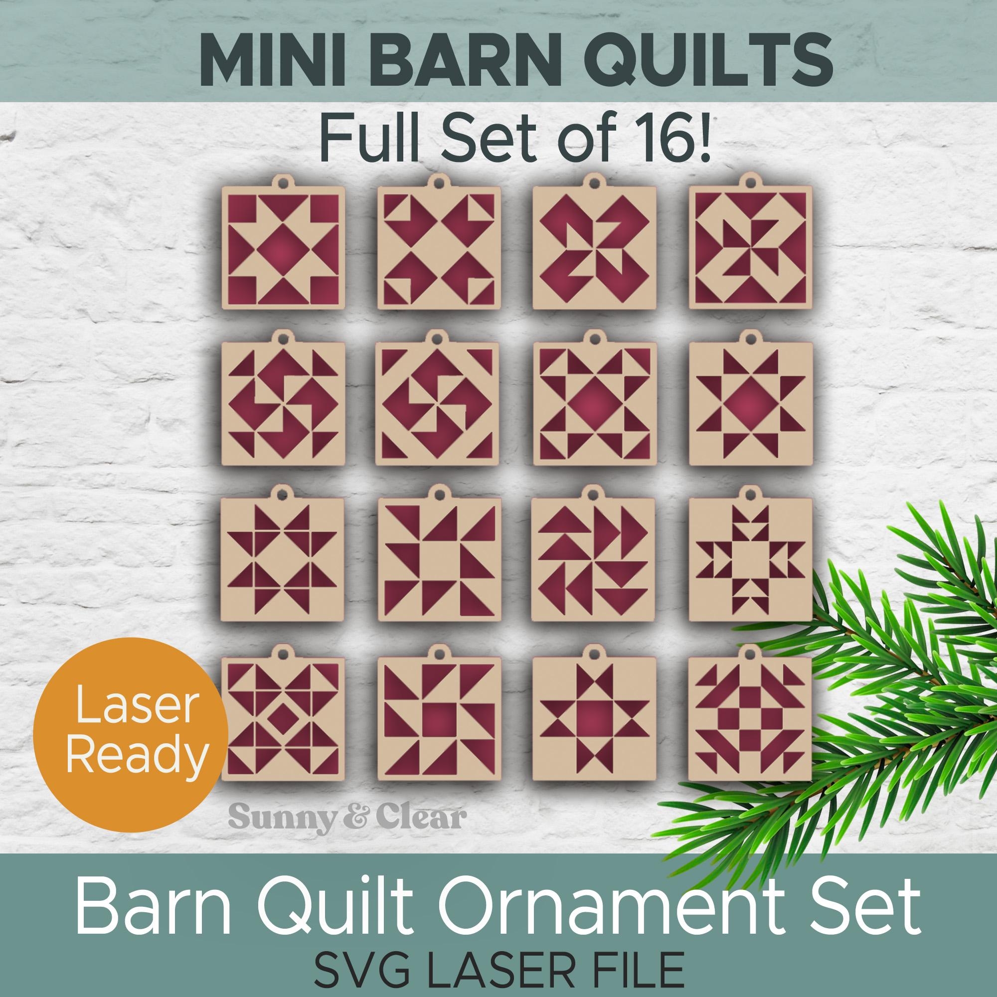 Laser Cut SVG Barn Quilt Pattern Christmas Ornament SVG Glowforge Ready File Digital Download Quilting Gift Farmhouse Decor Country DIY Etsy Laser Cut SVG Barn Quilt Pattern Christmas Ornament SVG Glowforge Ready File Digital Download Quilting Gift Farmhouse Decor Country DIY Etsy